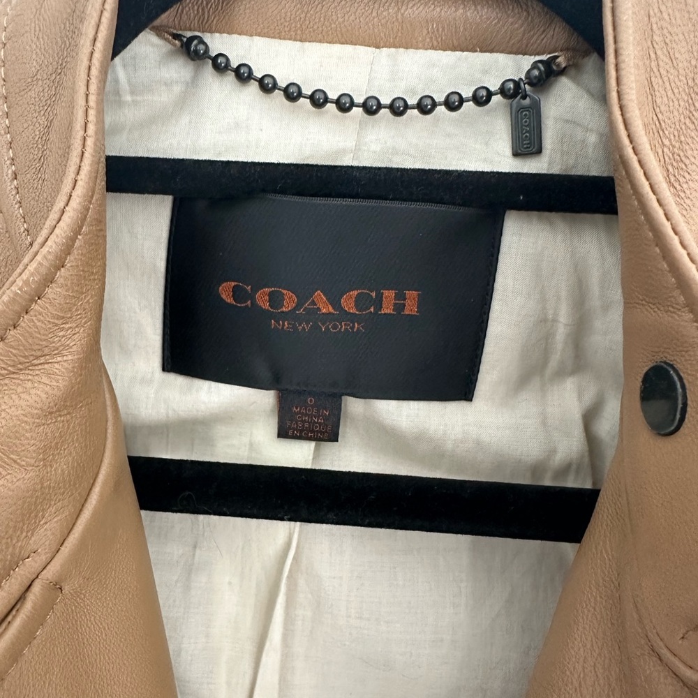 Coach Leather Moto Jacket - image 3